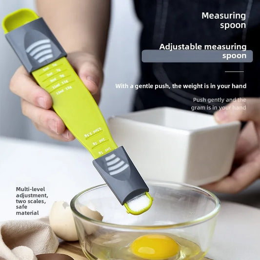 Adjustable Measuring Spoon Scale Gram-Controlled Salt Milk Powder