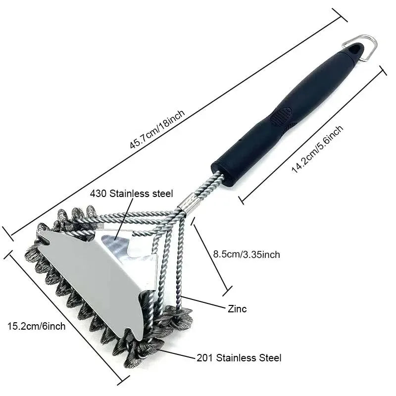 Grill Cleaning Brush Scraper Stainless Steel Grill Cleaning