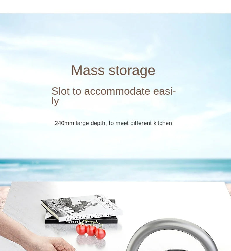 Waterfall Sink Nanometer 304 Stainless Steel Large Slot