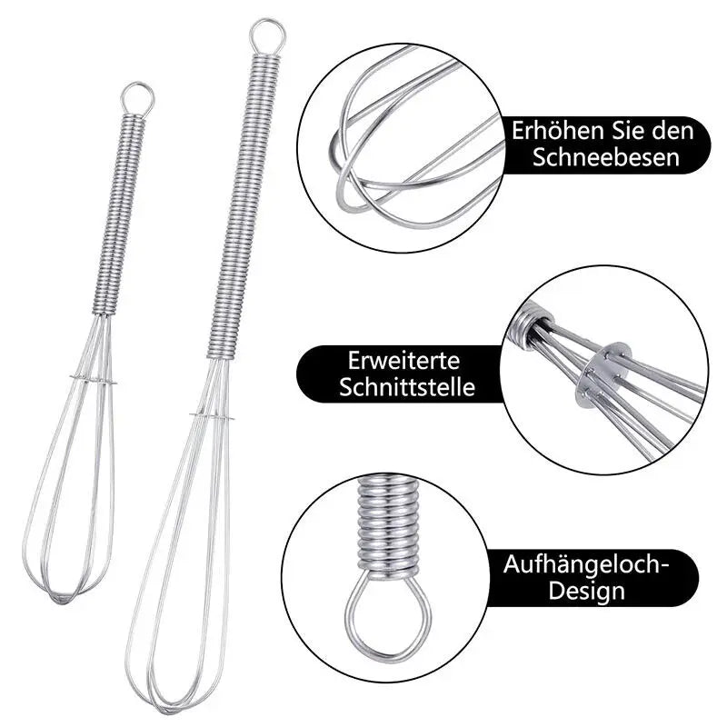 Whisk 5/7 Inch Egg Mixer Cream Whipper Compact