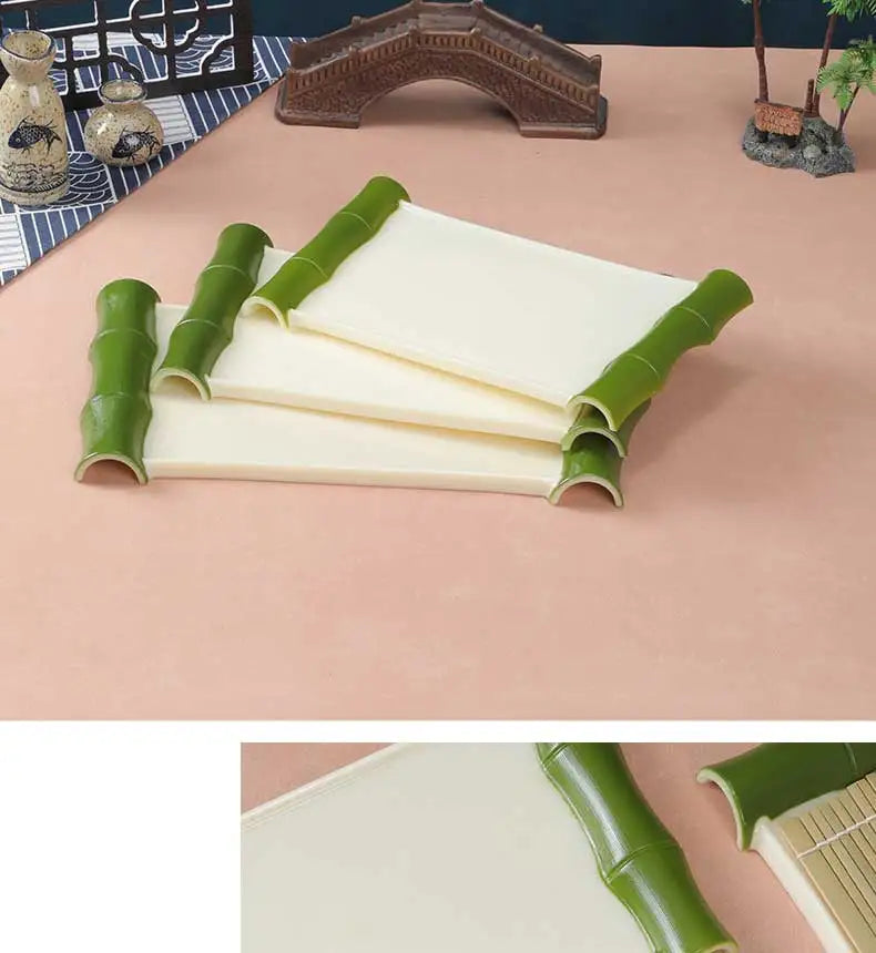 Japanese Dish Pot Dish Creative Tableware Bamboo Curtain