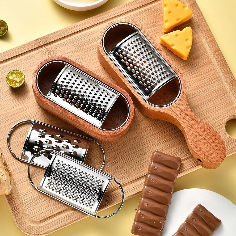 1set Stainless Steel Cheese Grater Slicer Lemon Zester