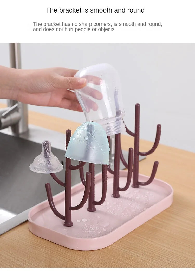 Baby Feeding Bottle Drain Rack Nipple Feeding Cup