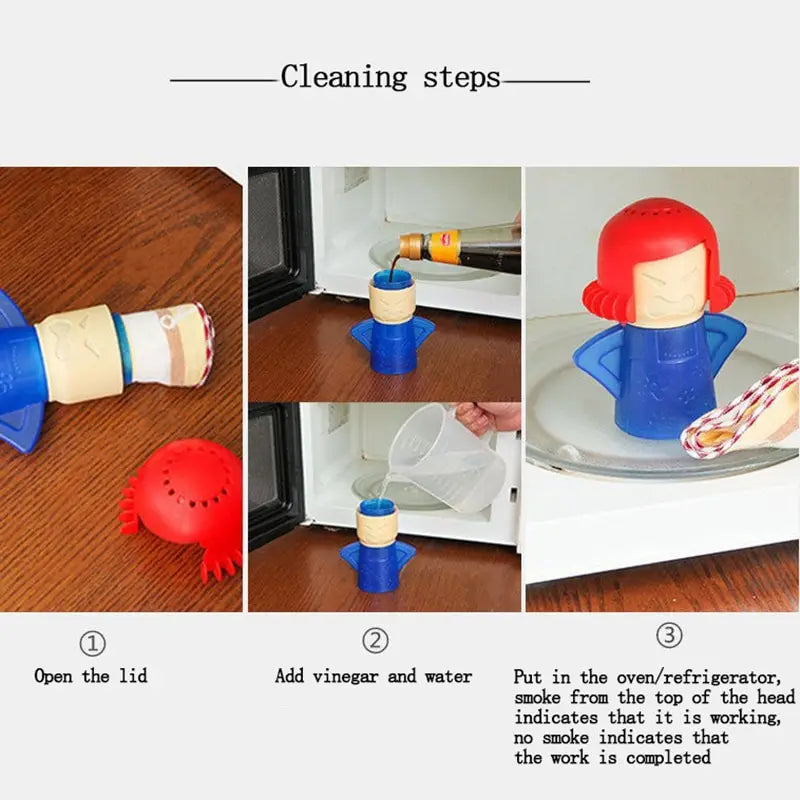 Microwave Cleaner Refrigerator Cleaning Deodorization Creative