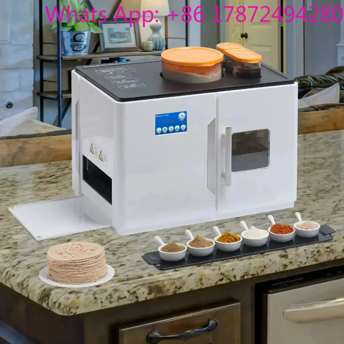 Automatic Roti Robot Machine Electric Food Processor Chapati