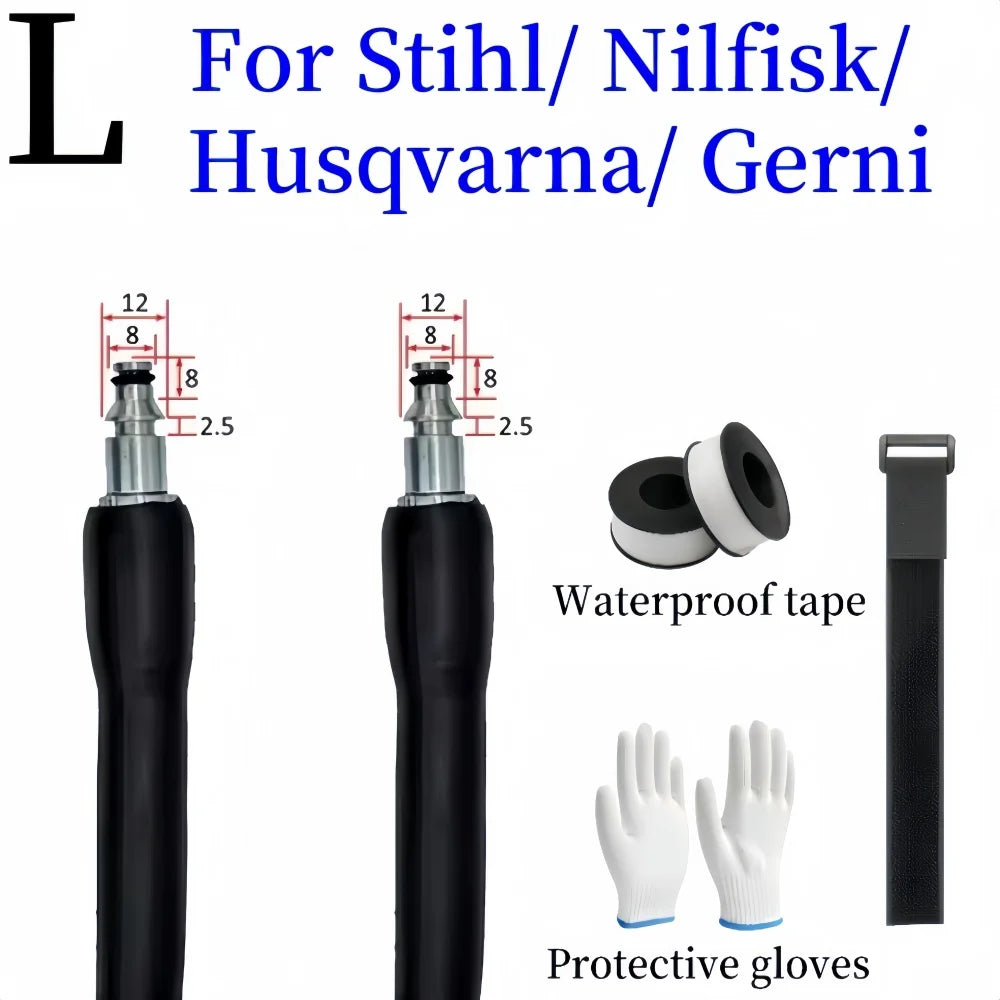 5-50m High Pressure Washer Hose Pipe Cord Car