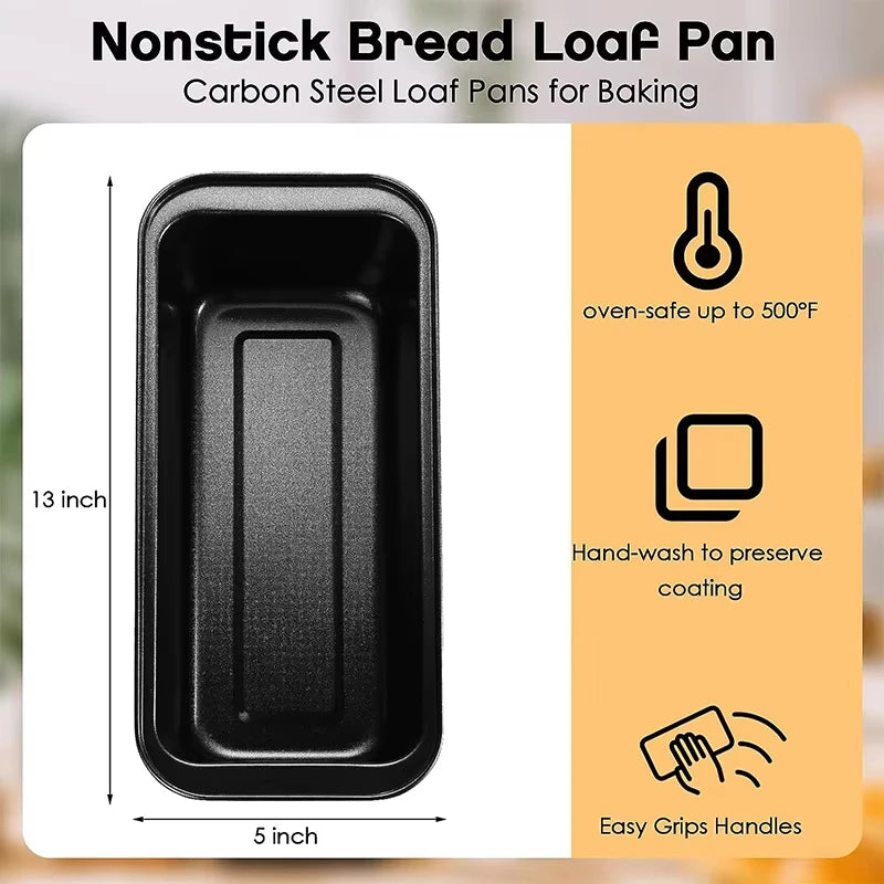 Nonstick Loaf Pan Rectangle Carbon Steel Baking Toast