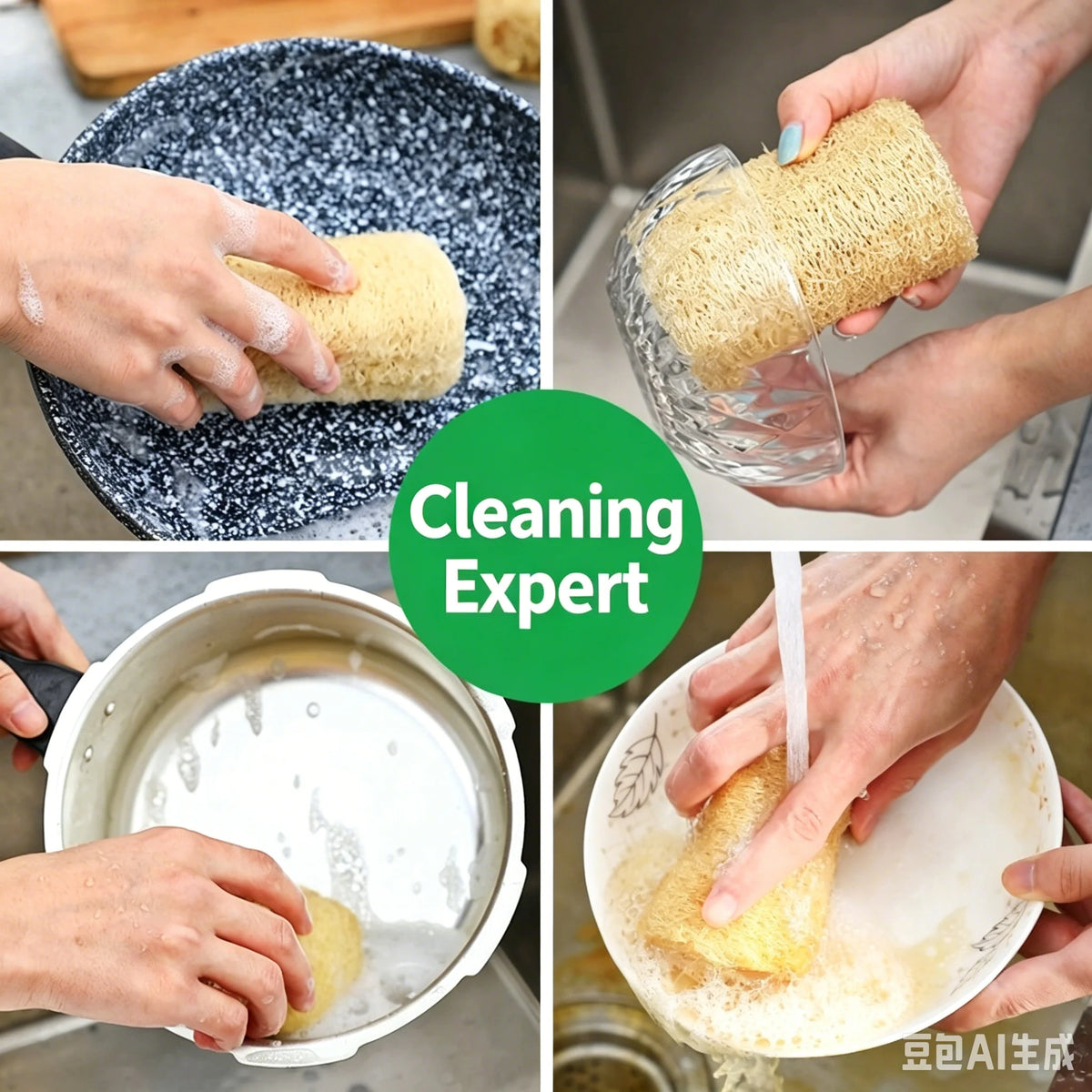 1/3/5pcs Natural Loofah Dish Brush Pot Brush Cleaning