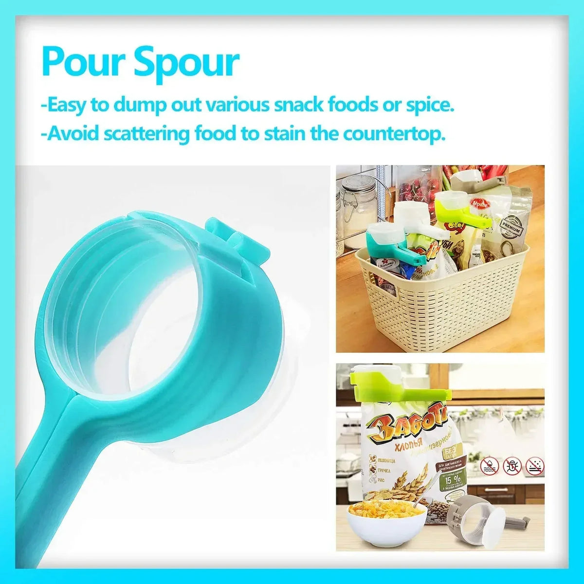 Snack Sealing Clip Fresh Keeping Sealer Clamp Plastic
