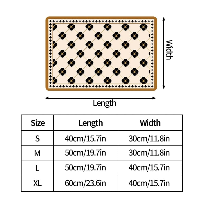 Dish Drying Mat Super Absorbent Draining Mat Large