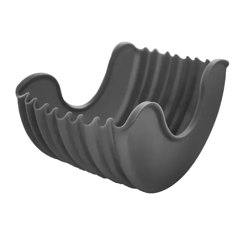 1-4pcs Reusable Burger Rack Useful Silicone Frame Burger