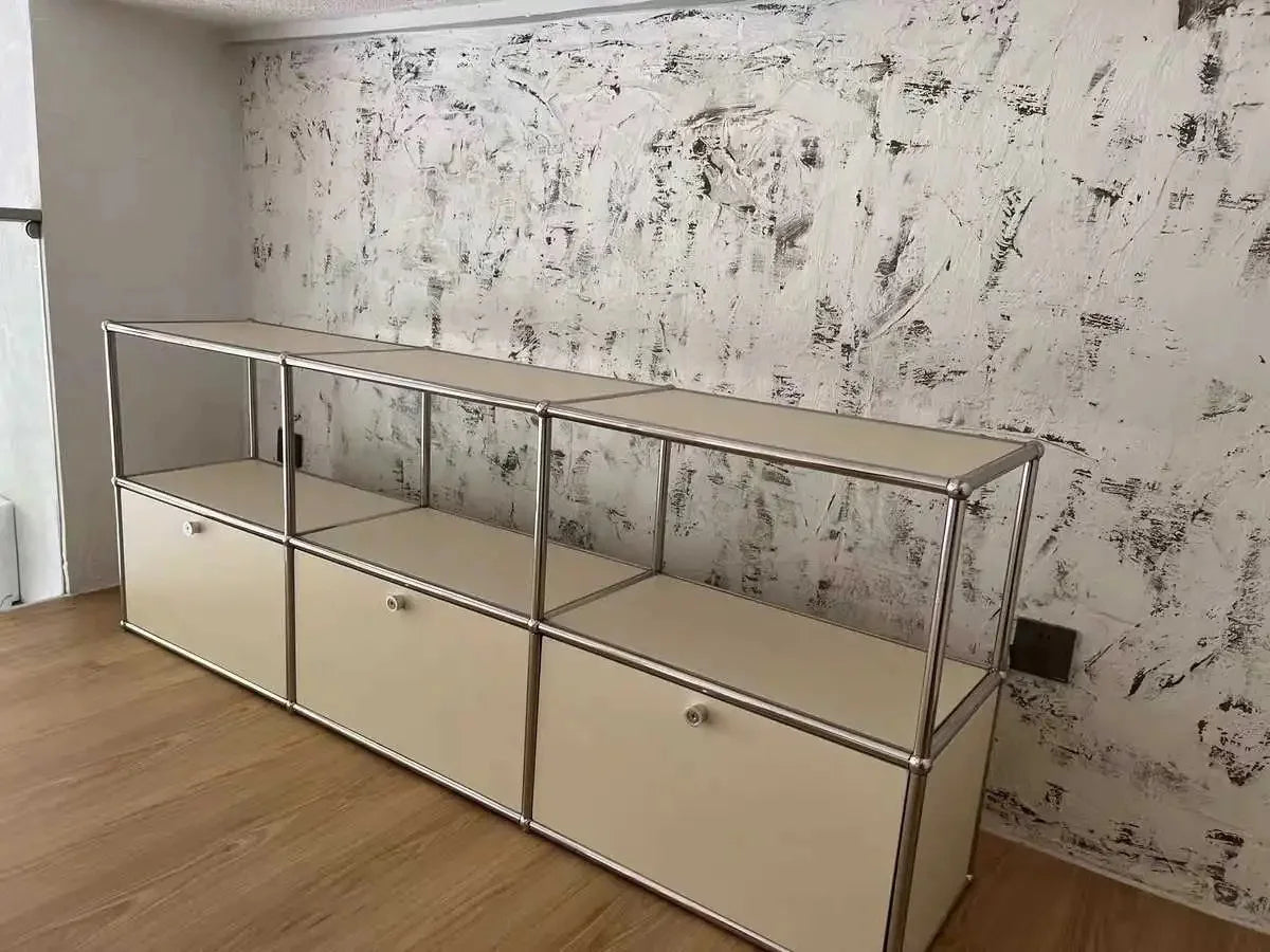 Modern Module Living Room Cabinet Stainless Steel Tv