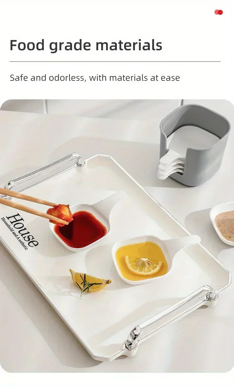 7pcs/Set Sauce Dish Food Sauce Dish Dipping Dish