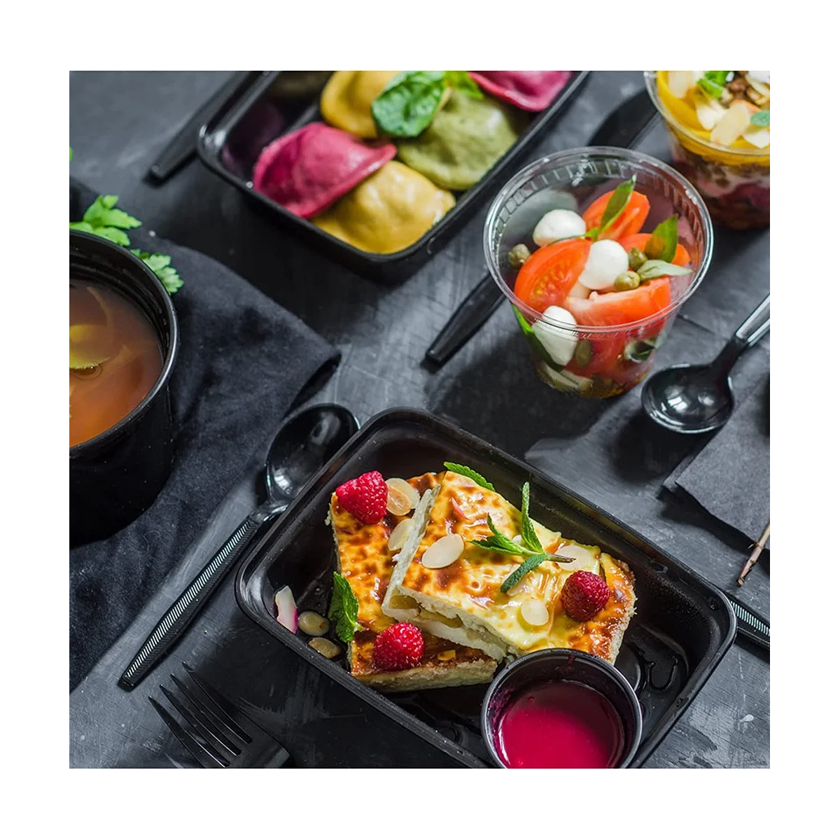 50-Pack Meal Prep Containers Reusable To-Go Food Containers