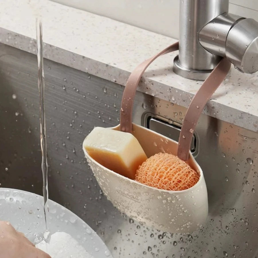 Silicone Sink Holder Sponge Bag Drain Water Basket