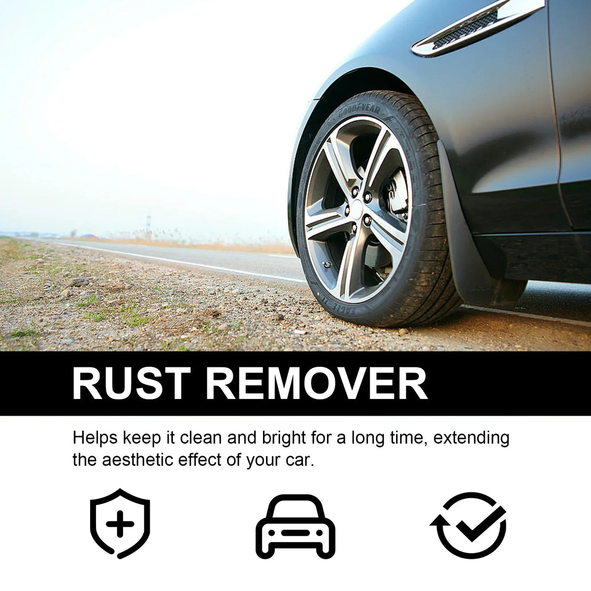Car Rust Remover Clean Metal Iron Prowder Quickly