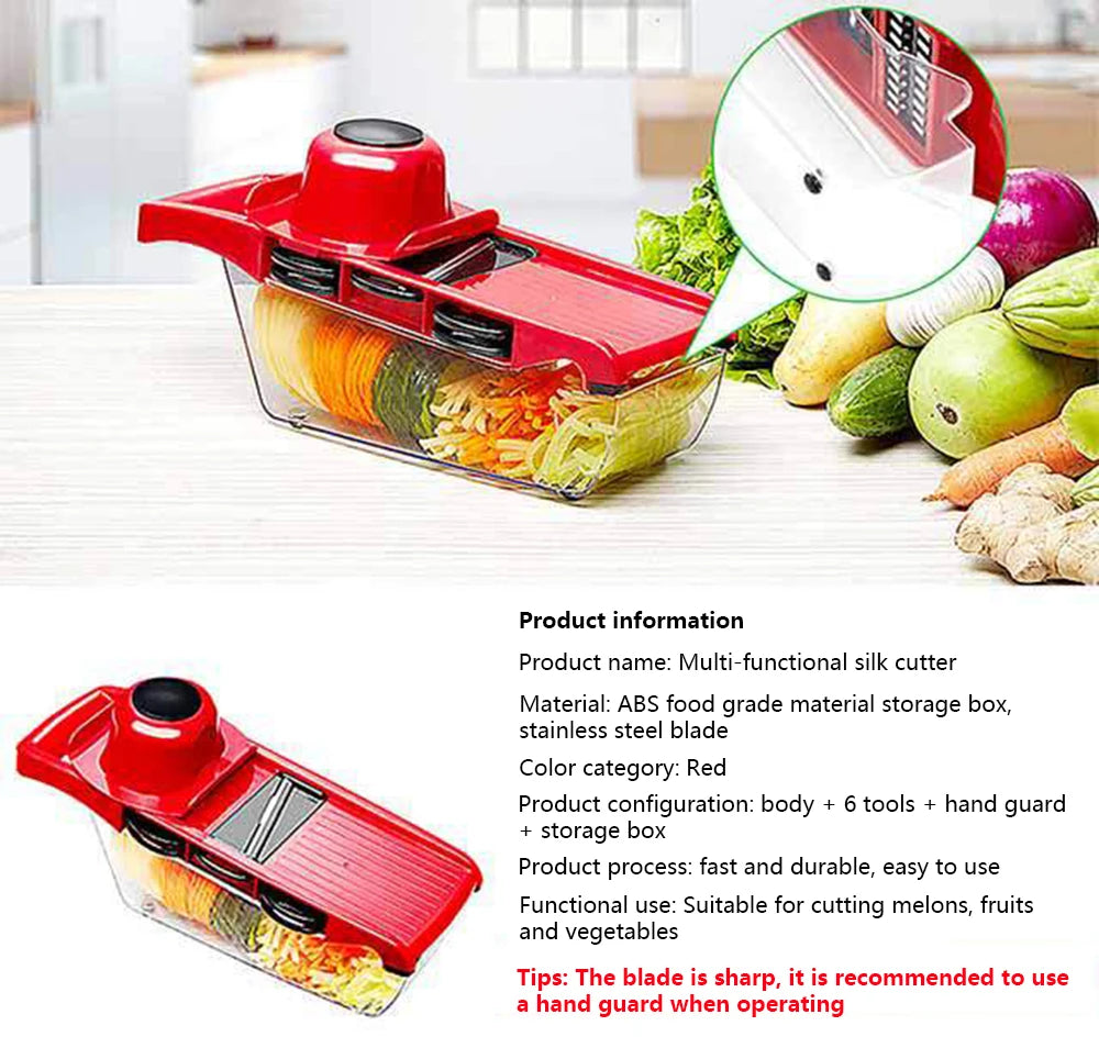 Vegetable Cutter Steel Blade Slicer Potato Peeler Carrot