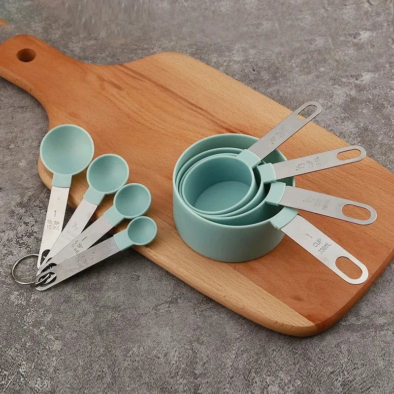 8pcs Measuring Cups Spoons Baking Cake Pastry Cooking