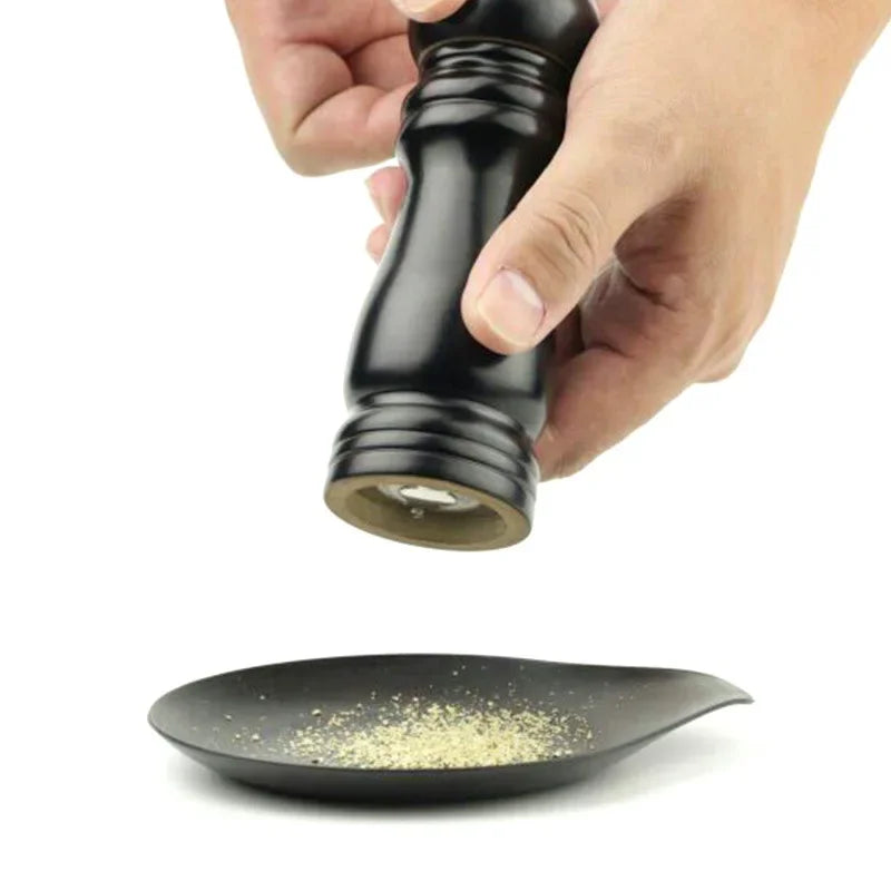 Salt Pepper Grinder Solid Wood Spice Pepper Mill