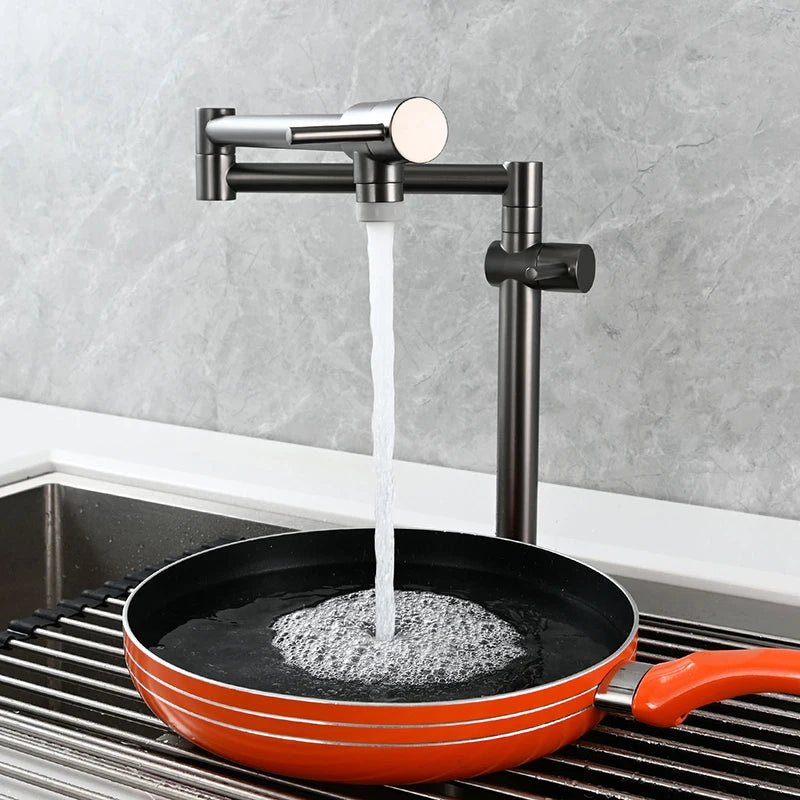 Ciencia Brass Pot Filler Faucet Wall Mount Sink
