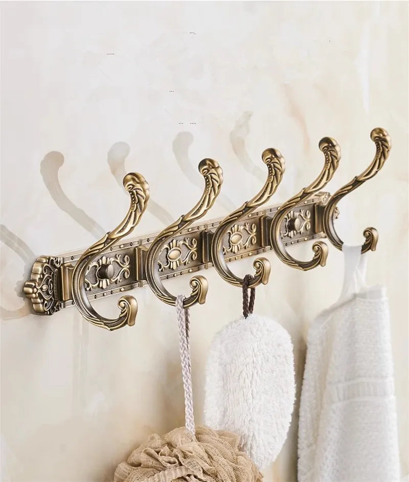 Antique Bronze Carved Bathroom Aluminum Bath Hardware Bathroom