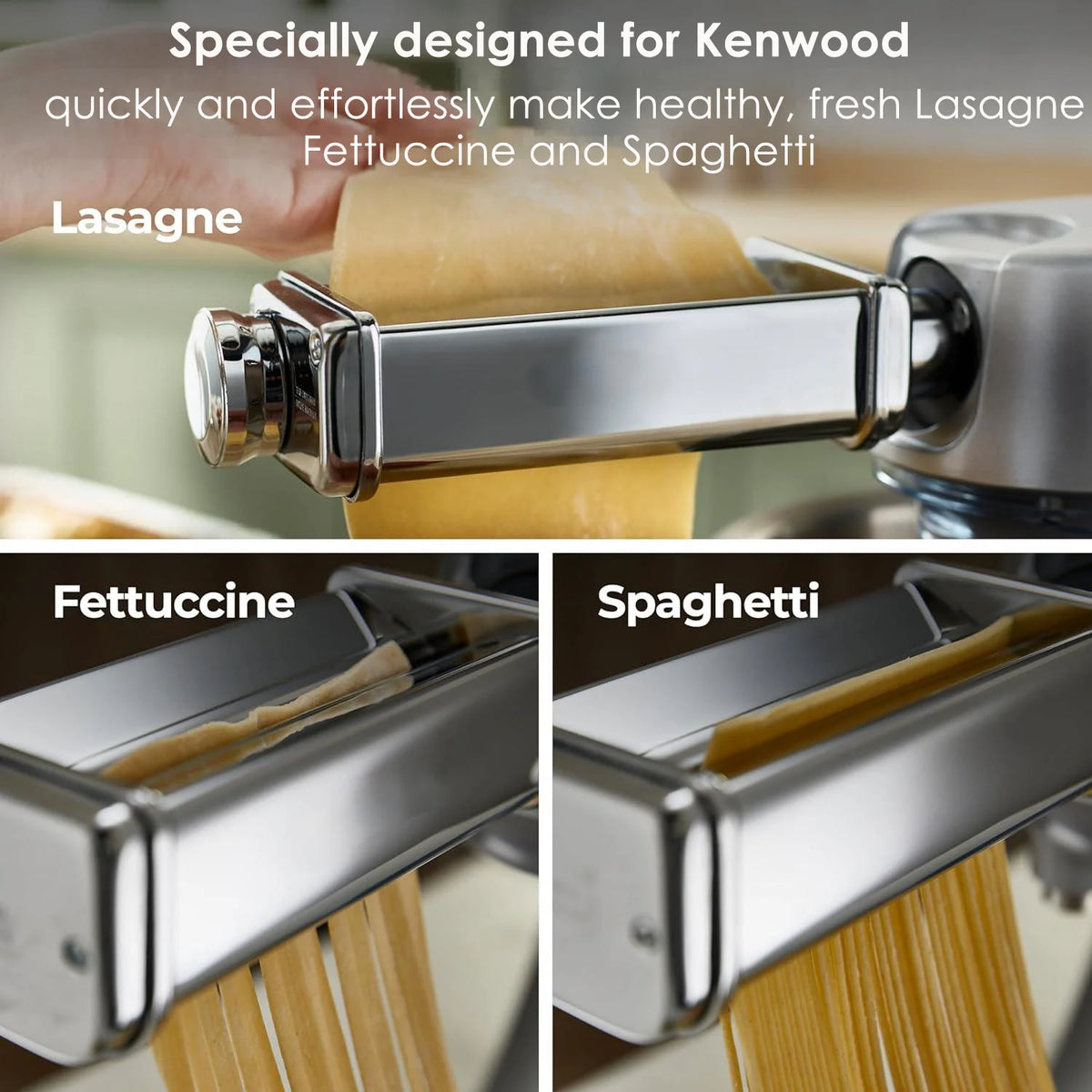 Noodle Attachment Kenwood Lasagne Pasta Roller Fettuccine Cutter