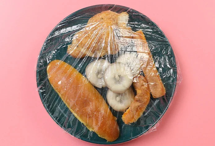 100pcs Disposable Food Cover Hats Fruit Cover Elastic