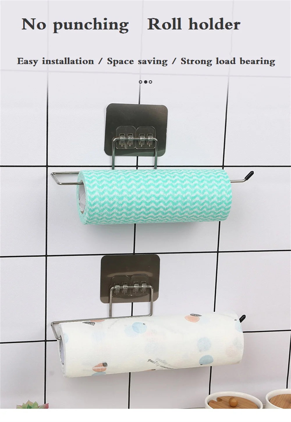 Hanging Paper Roll Towel Holder Bathroom Toilet Storage