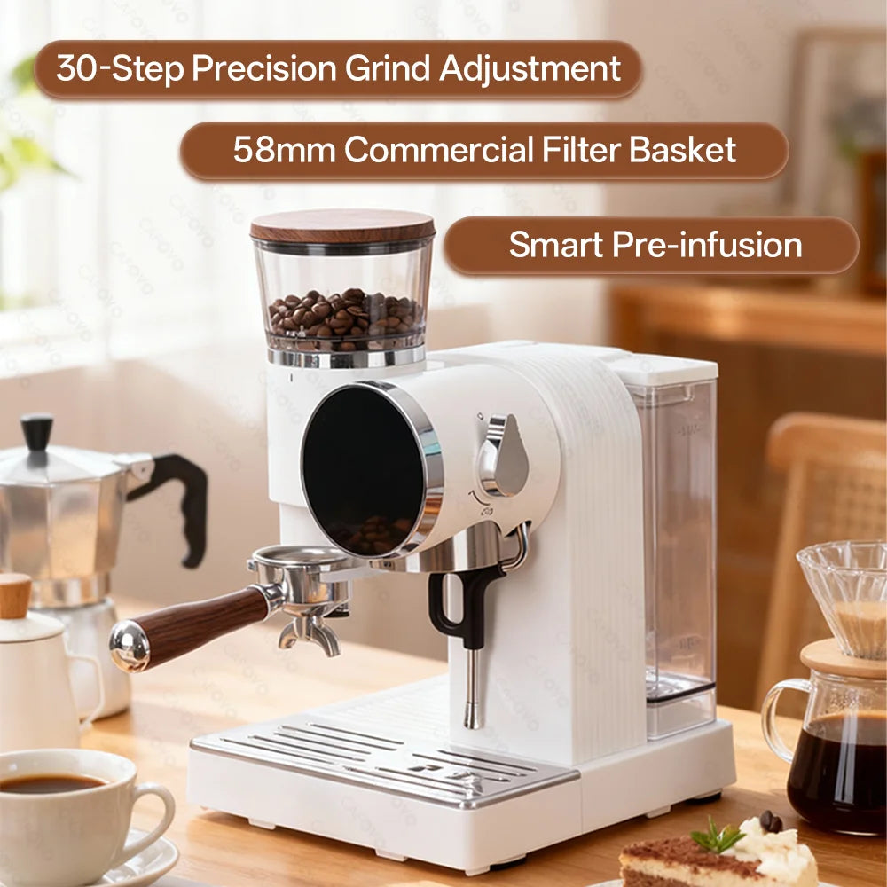 Cafovo Cg01 15 Bar 58mm Semi-Automatic Espresso Machine