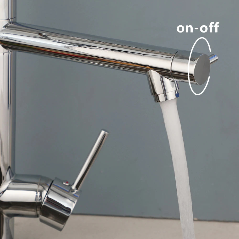 Kemaidi Brass Sink Faucet Spring Pull Down Faucets