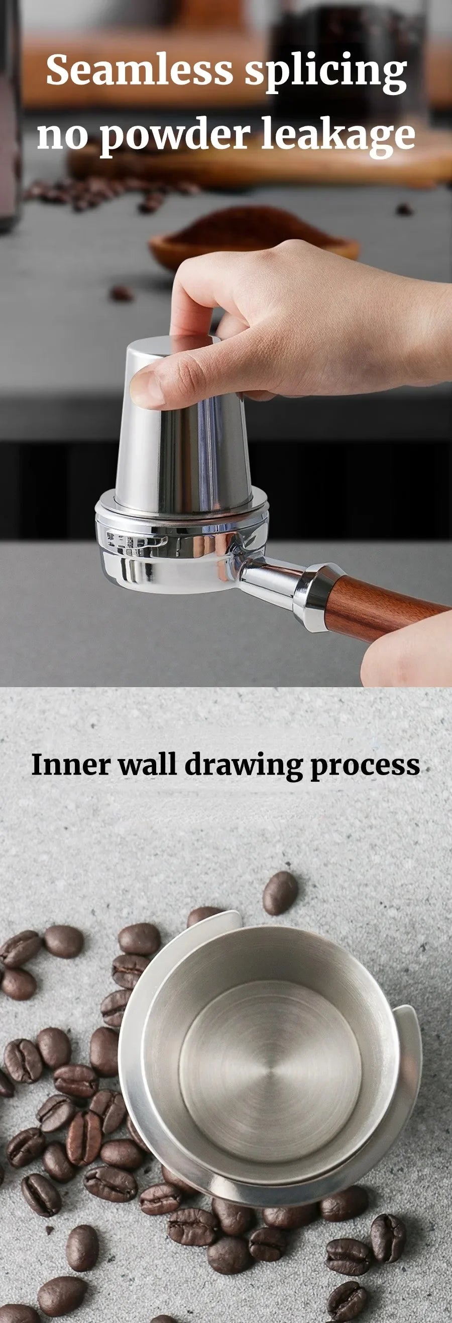 Coffee Dosing Cup Stainless Steel Coffee Bean Measuring