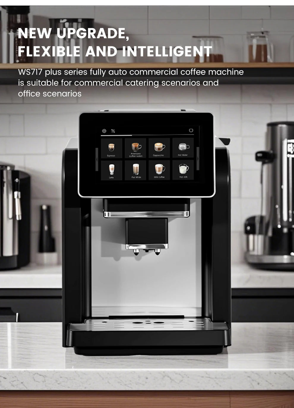 Mcilpoog Ws817 -7 Colorfautomatic Espresso Machine Milk Frother