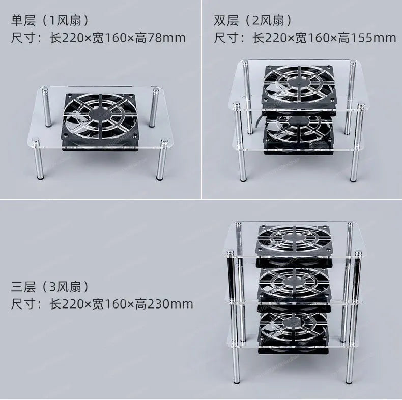 Mesh Design Cooling Rack 12cm Usb Fan -
