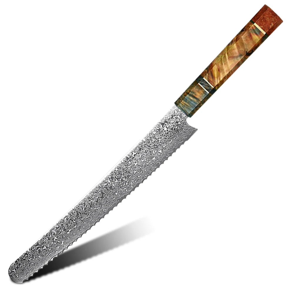 Amber Knife Vg10 Damascus Steel Chef Knife Professional