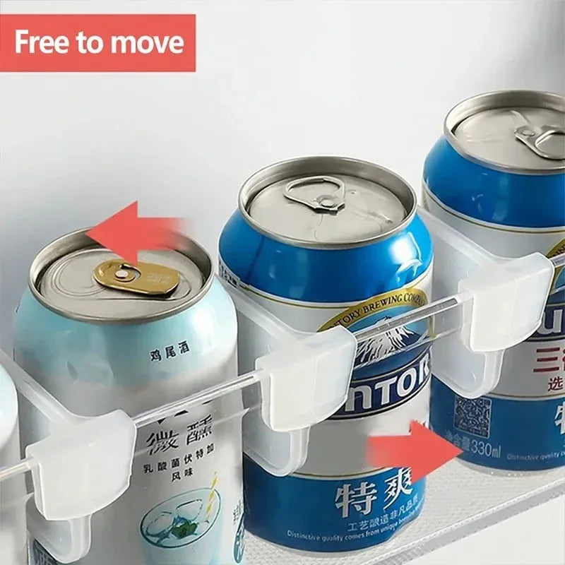Efficient Refrigerator Organizer Shelf Storage Dividers Eggs