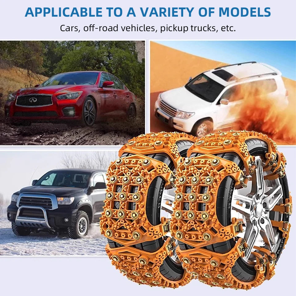 Automobile Snow Chains Winter Tire Anti-Skid Chain 165-255mm