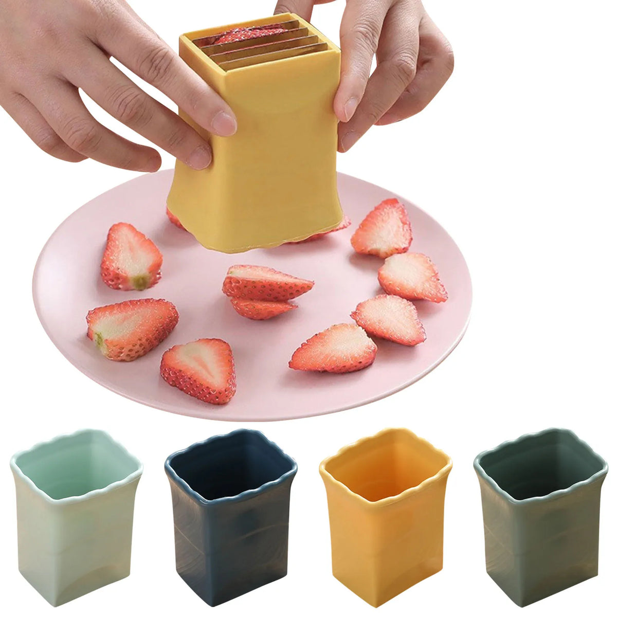 Cup Slicer Potato French Fries Cutter Making Slicing
