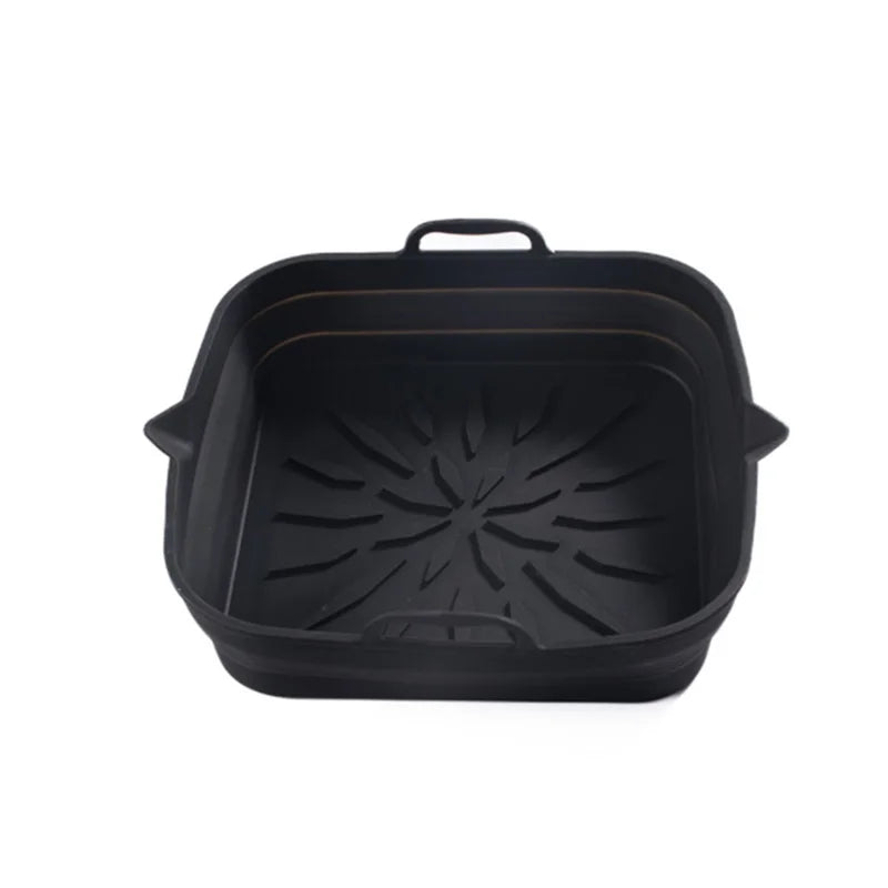 Silicone Air Fryers Liner Oven Baking Tray Square