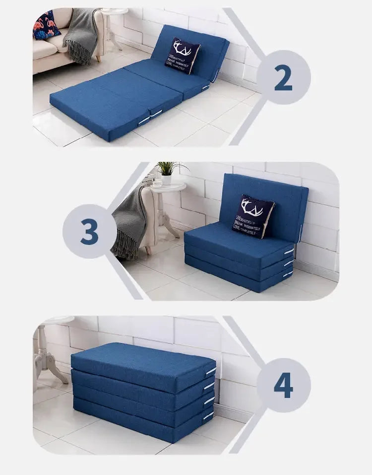 Simple Folding Mattress Foam Mat Tatami Yoga Pad