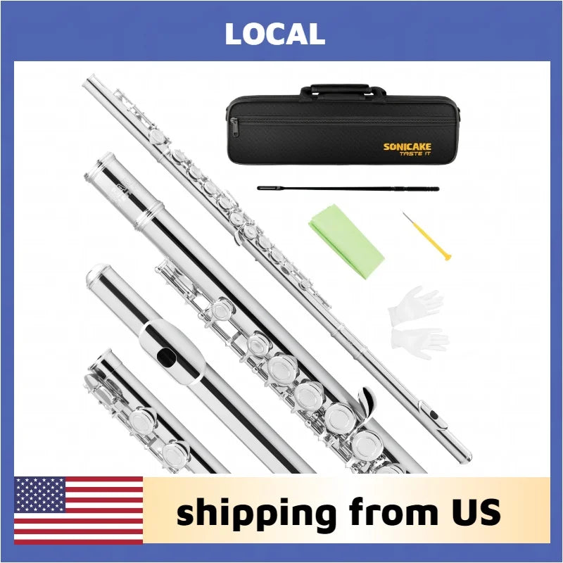 Sonicake Local Flute 16 Closed Holes Key Practice