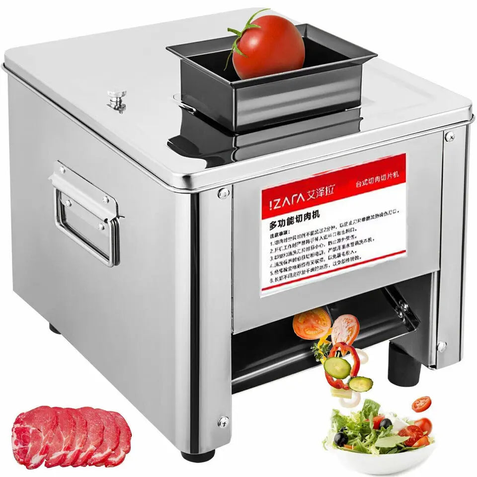 Commercial 850w Stainless Steel Electric Meat Slicer Meat