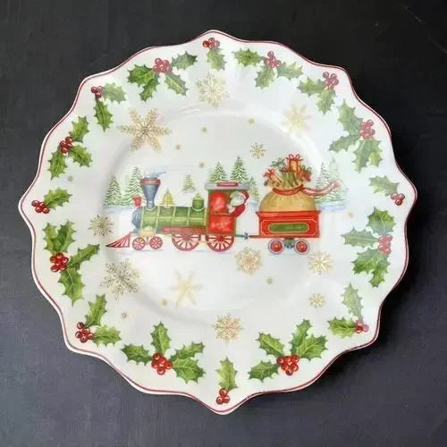 Selling German Bao Tableware Christmas European Dinner Plate