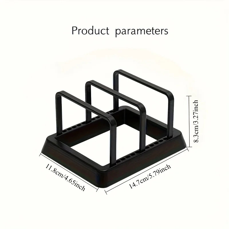 3-In-1 Organizer Rack Space-Saving Drying Storage Tray Pots