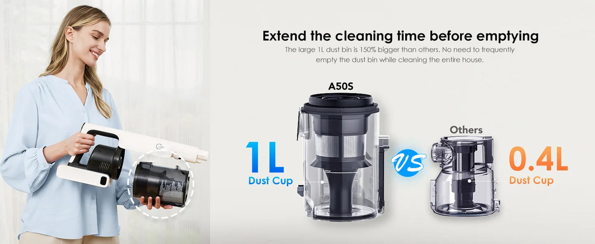 Tineco Pure One A50s Cordless Stick Vacuum Cleaner