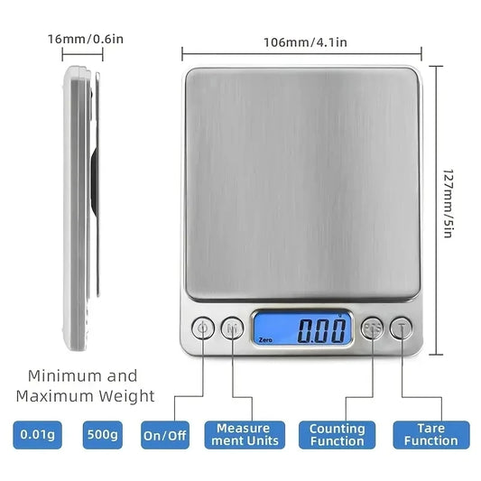 Digital Scale Stainless Steel Food Scale Lcd Display