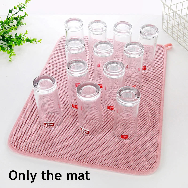 30x40cm Dish Drying Mat In Cabinet Drying Mats
