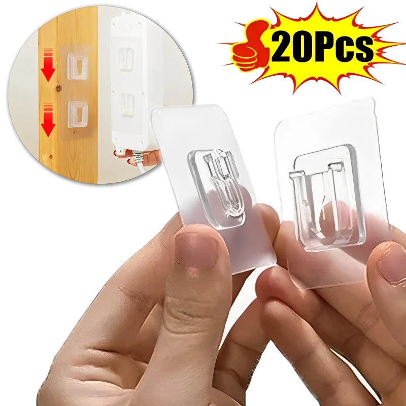 Double-Sided Adhesive Wall Hook On Hangers Stickers Hooks