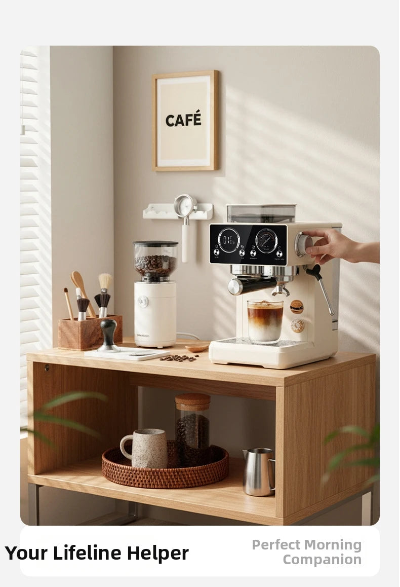 20bar Semi-Auto Espresso Machine Smart Touch Control Built-In