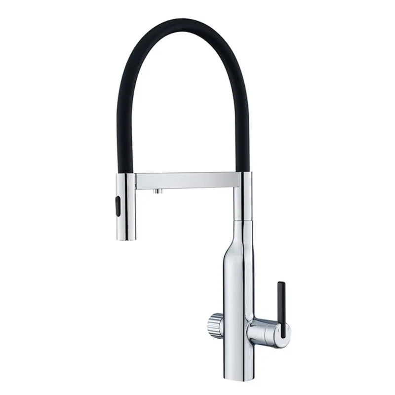 Shiny Rose Gold Brass Pull-Out Cold Water Hole
