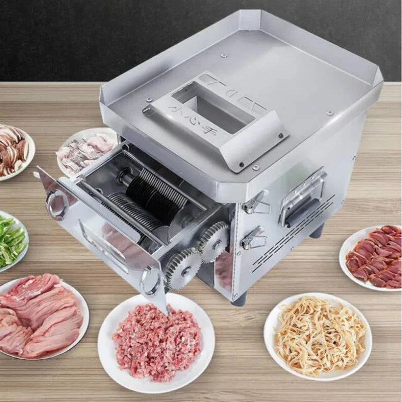 Electric Meat Cutter Stainless Steel Automatic Vegetable Cutter
